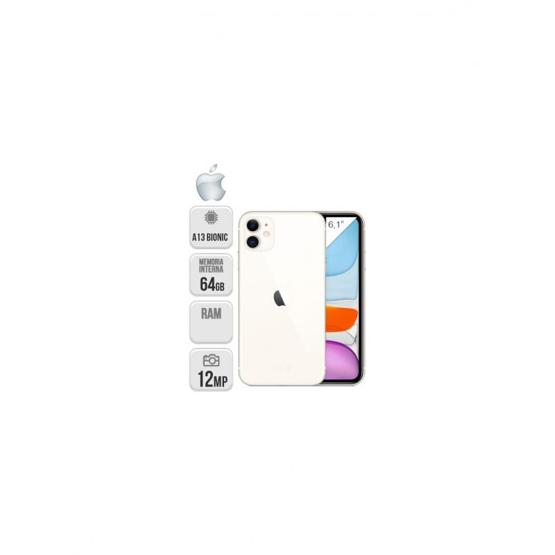 Apple : Iphone 11 64GB Blanco - Imagen 1