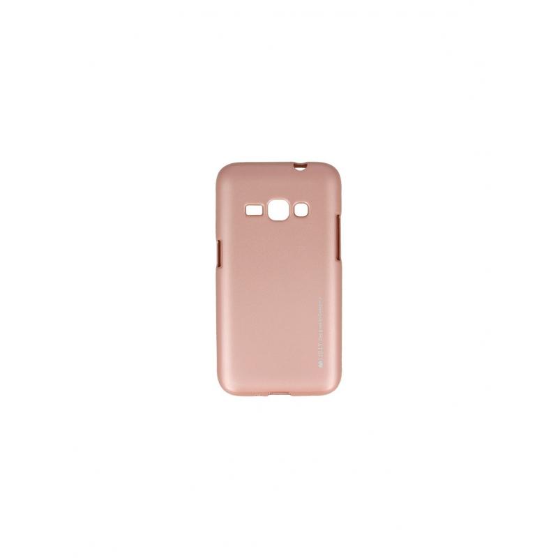 Mercury : iJelly Case - Samsung Galaxy J1 (2016) - oro rosa (blíster) - Imagen 1