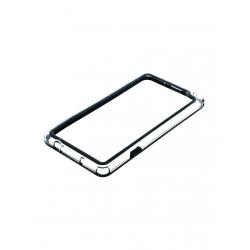 Funda de gel bumper - Samsung Galaxy Note 3 - negra - transparente - Imagen 1