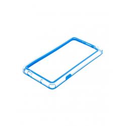 Funda de gel bumper - Samsung Galaxy Note 3 - azul - transparente - Imagen 1