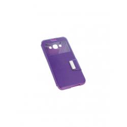 * Bikuid : Funda Leather Window Cover - Samsung Galaxy A8 - violeta - Imagen 1