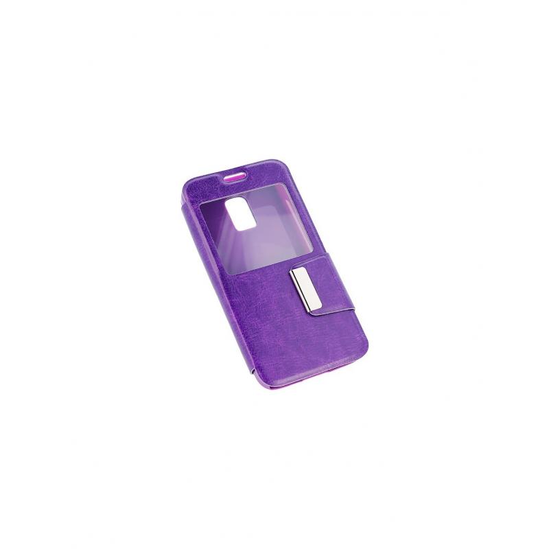 * Bikuid : Funda Leather Window Cover - Samsung Galaxy S5 mini - violeta - Imagen 1