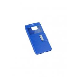 * Bikuid : Funda Leather Window Cover - Samsung Galaxy Alpha - azul - Imagen 1