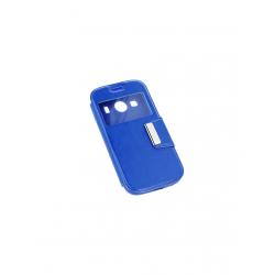 * Bikuid : Funda Leather Window Cover - Samsung Galaxy Ace 4 - azul - Imagen 1