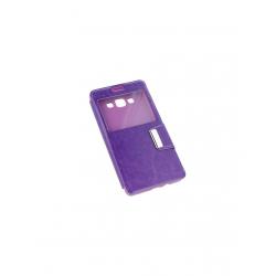 * Bikuid : Funda Leather Window Cover - Samsung Galaxy A7 - violeta - Imagen 1