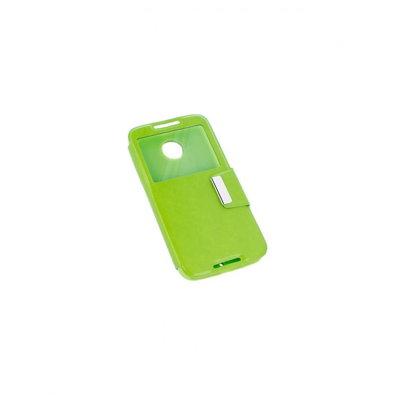 * Bikuid : Funda Leather Window Cover - Motorola Moto X2 - verde - Imagen 1