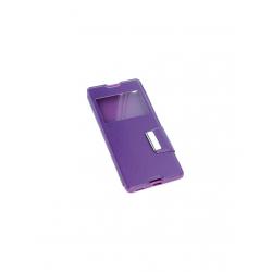 * Bikuid : Funda Leather Window Cover - Sony Xperia M5 - violeta - Imagen 1