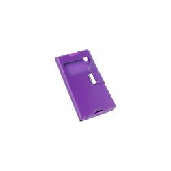 Bikuid : Funda Leather Window Cover - Sony Xperia Z5 - violeta - Imagen 1