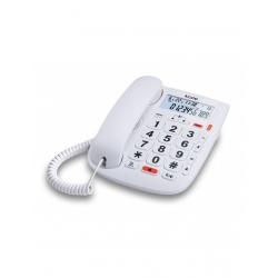 Alcatel : TMAX 20 Teléfono DECT/analógico Blanco Identificador de llamadas
