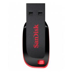 SanDisk : Cruzer Blade unidad flash USB 64 GB USB tipo A 2.0 Negro, Rojo